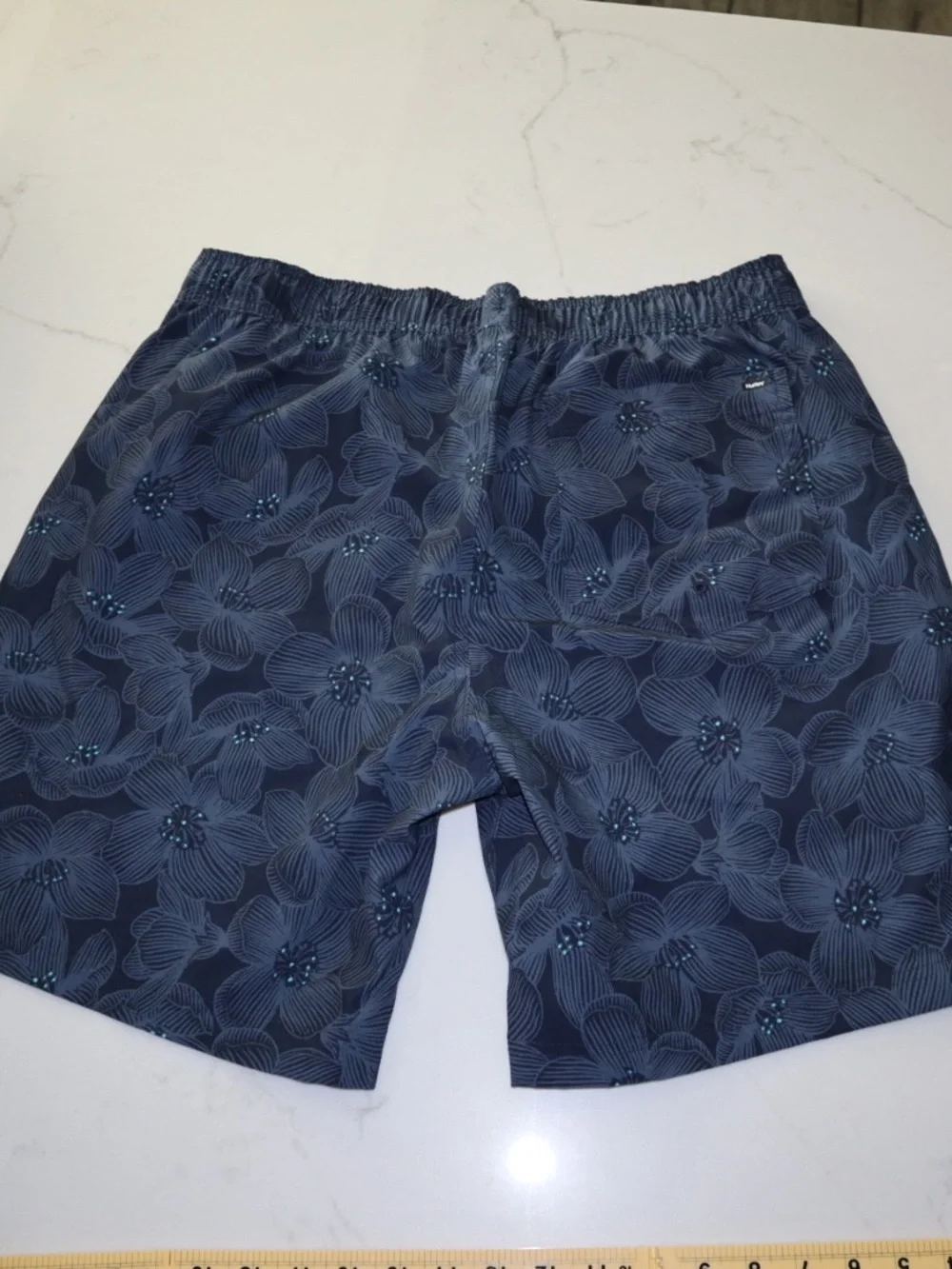 Hurley Men’s Navy Blue Floral Swim Shorts